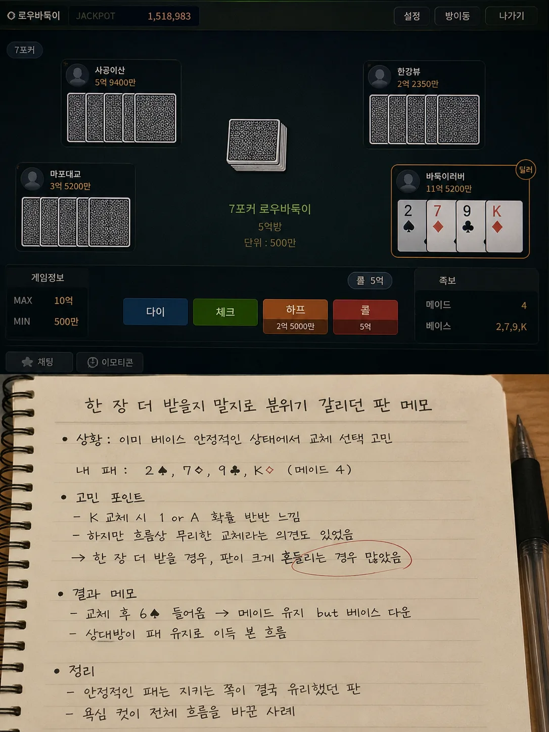 한 장 더 받을지 말지로 분위기 갈리던 판 메모 관련 본문 이미지 1