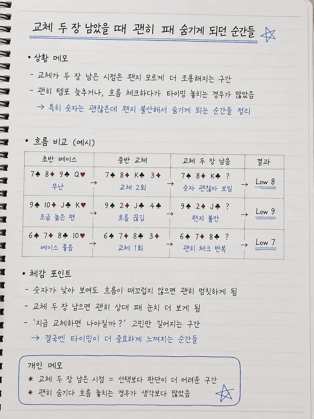 교체 두 장 남았을 때 괜히 패 숨기게 되던 순간들 관련 본문 이미지 2